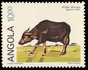 ANGOLA 692 - Cabo Búfalo "Sycerus caffer" (pb30064) - Imagen 1 de 1