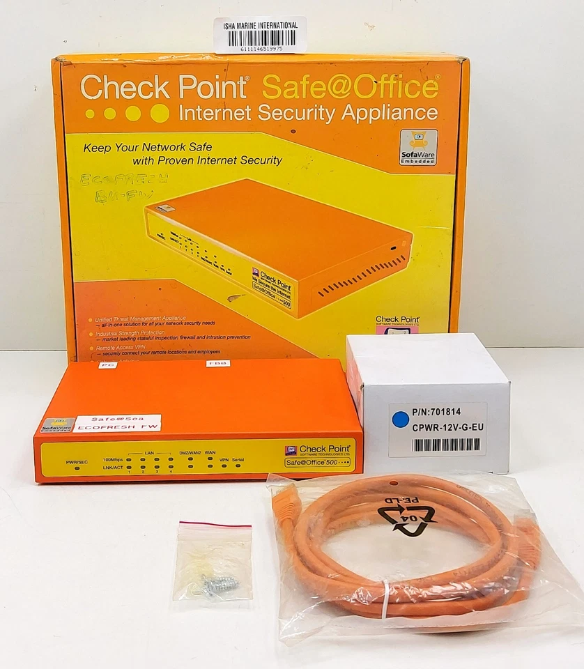 Check Point SBX-166LHGE-5 500 VPN Unit Internet Security Firewall Module - Image 1 of 4