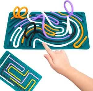 Sensory Activity Board for Kids 3+ & Adults - Fidget Toys, Autism Products, Sili - Picture 1 of 16