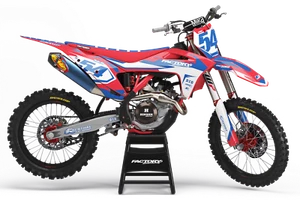 Custom MX Graphics Gas Gas Flash Factory Backing most models can be made - Picture 1 of 1