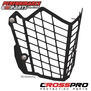 Yamaha Tenere 700 2023 CrossPro Black Heavy Duty Headlight Protector Guard - Picture 1 of 6