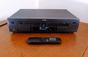 Grabadora de CD de audio digital TDK DA-5900 4x doble cubierta con control remoto probado ¡Funciona muy bien! - Imagen 1 de 16