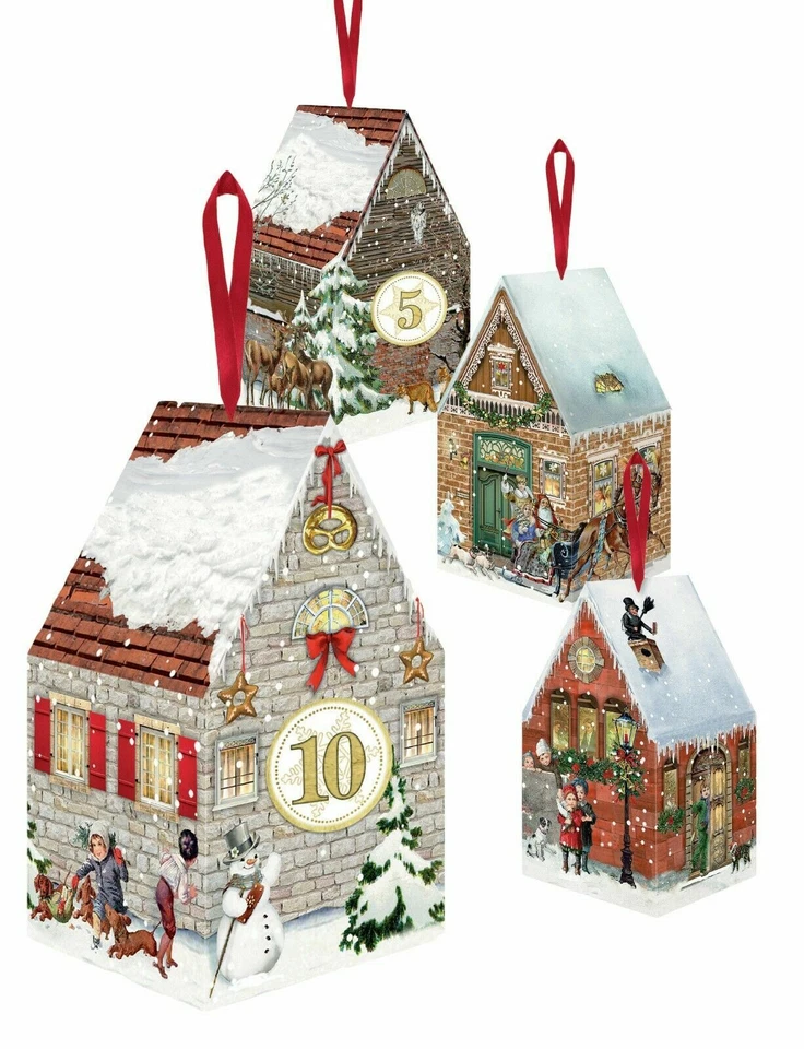 Christmas House Hanging 24 Decorations Fillable Coppenrath Advent Calendar - Image 1 of 1