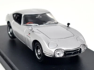 Kyosho 1/43 - Toyota 2000 GT coche modelo a escala fundido plateado Foto 1 de 4
