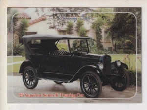 1925 CHEVROLET SERIES K TOURING CAR 1992 Collect-A-Card Chevy Set CHROME CARD - Picture 1 of 2