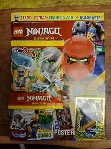 Lego Ninjago Magazin 127 mit 2 Extras Eisninja Zane Karte Nr 6 Turnier Böser Jay - Bild 1 von 1