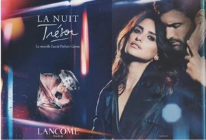 Publicité papier - Trésor La Nuit de Lancôme 2 pages (flacon à gauche) - Picture 1 of 1