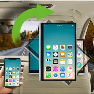 14 Inch Wifi 4K 1080P Video Player Android 14 Headrest Car HDMI TV Rotate Screen - Picture 1 of 9
