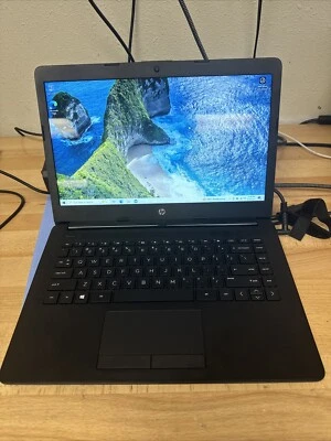 HP 14-cm0012nr 14" (32 GB, AMD E2 9000e, 1.50 GHz, 4 GB) Laptop - Black - Image 1 of 3