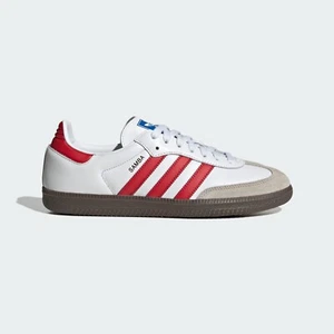 Adidas Samba OG Schuhe Original Sneaker Cloud White/Better Scarlet IG1025 US ... - Bild 1 von 10
