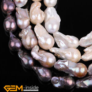 Natural Edison Pearl Big Nucleated AAAA Teardrop Loose Beads Jewellery Making AU