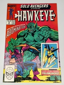 Solo Avengers Hawkeye and Abomination #12 Marvel Comics 1988 - Bild 1 von 2