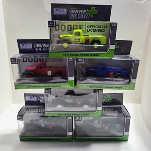 Denver Die Cast 1947 Dodge Power Wagon 1:48 Scale. Complete Series of Six. - Picture 1 of 12