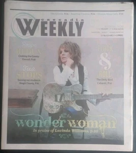 2015 CASCADIA WEEKLY LUCINDA WILLIAMS COVER WONDER WOMAN 05323 - Imagen 1 de 24