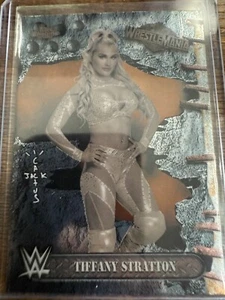 2025 Topps Chrome WWE Cactus Jack #16 Tiffany Stratton Wrestlemania Base Card - Picture 1 of 1
