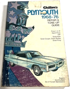 Chilton 6552 Plymouth 1968-76 Repair & Tune-Up Guide - Imagen 1 de 3