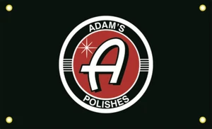 ADAMS POLISHES  Garage Wall Car Truck Racing Show Auto Banner Sign Flag - Bild 1 von 18