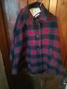 jack wills tartan cape - Picture 1 of 4