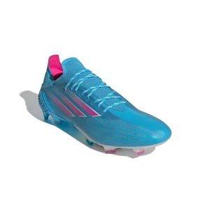 adidas Men's X SPEEDFLOW.1 FG,7.5, Sky Rush/Team Shock Pink/FTWR White - Picture 1 of 6