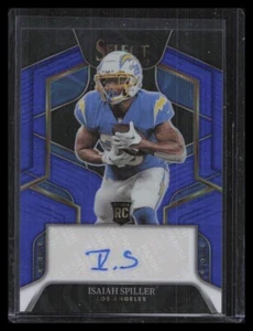 2022 Panini Select #RS-IS Isaiah Spiller Rookie Signatures Blue Prizm #/75 - Picture 1 of 2