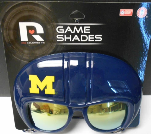 Michigan Wolverines Game Shades. Football helmet shaped. Pretty Neat  #597/595 Cover