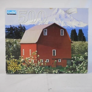 Vintage Guild Hood River Valley Oregon 500 Piece Puzzle 15.5" X 18" 1996 SEALED - Picture 1 of 4