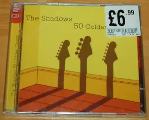 The Shadows 50 Golden Greats - Sealed 2000 UK/EU EMI Double CD - Imagen 1 de 3