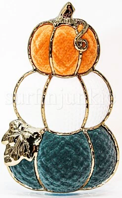 Bath & Body Works Wallflower Diffuser Unit Plug In Pumpkin Trio Stacked Gold