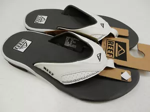 Reef Mens Fanning Grey White 9 - Picture 1 of 1
