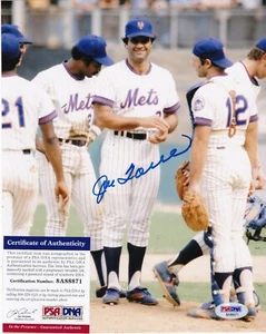 JOE TORRE NEW YORK METS PSA/DNA AUTHENTICATED ACTION SIGNED 8x10 - Picture 1 of 1