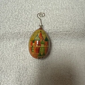 Vintage handbemalter russischer Weihnachtseischmuck  - Bild 1 von 5