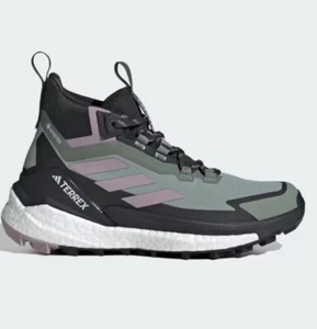 Adidas Size 7 Womens Terrex Free Hiker 2 Gore-Tex Black White Shoes HP7492 - Picture 1 of 5