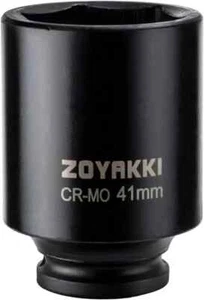 1/2 Drive X 41 Mm Deep 6 Pt Impact Socket Crmo 1/2inch Drive 6 Point Axle Nut S - Bild 1 von 2