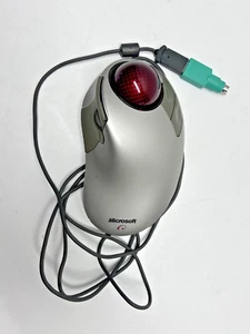 Microsoft Trackball Explorer 1.0 USB Optical Ball Mouse untested - Picture 1 of 3
