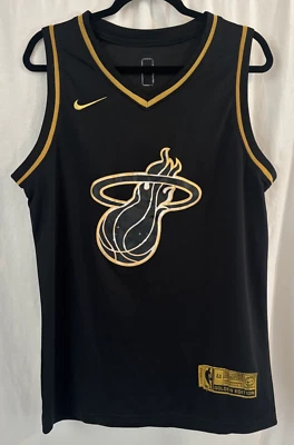 Vintage Limited Edition Miami Heat Nike Dwayne Wade Size 44 XL Youth Jersey FLAW - Image 1 of 4