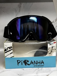 Piranha Multi Colored Dual Lens Performance Snow Ski Snowmobile Goggles