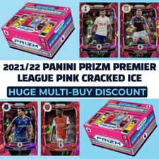 2021-22 Panini Prizm Premier League PINK CRACKED ICE - Pick your card