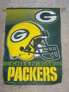 NFL, Green Bay Packers, Banner/Flag (14" x 10"), Used - Picture 1 of 1