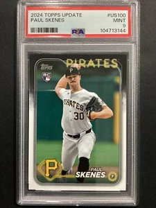 Paul Skenes 2024 Topps Actualización US100 RC PSA 9 - Imagen 1 de 2