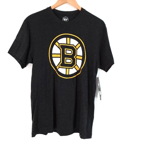 BOSTON BRUINS Hockey T-Shirt '47 Size M Flawed Read Description NEW Cover