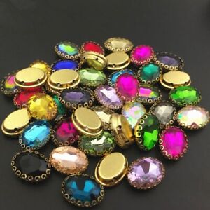Lace Circle Resin Rhinestone Claws Garment Accessory Clothing Craft Claw 9-20pcs
