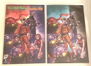 TMNT NARUTO #1 SET 500 VIRGIN VARIANT COVER FOIL + TRADE DRESS SET RYAN KINCAID - Bild 1 von 16