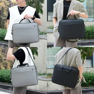 Large Capacity Business Travel Shoulder Crossbody Sleeve Bag for 15 16 17 Laptop - Picture 1 of 14
