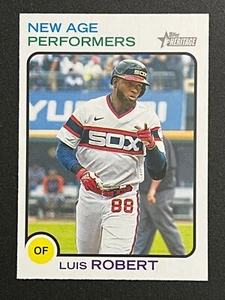 LUIS ROBERT 2022 Topps Heritage New Age Performers NAP-11 Chicago White Sox - Picture 1 of 2