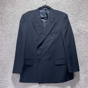 Bendetti Men’s Blazer Size 40R Black 2 Button Single Breasted Notch Lapel Jacket - Picture 1 of 11