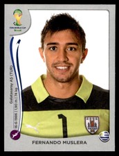 Panini World Cup 2014 (Swiss Platinum Version) Fernando Muslera Uruguay No. 262