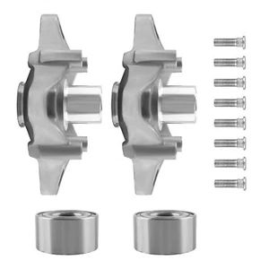2 Rear Wheel Hub w/Bearing Bolt For Polaris RZR 800 EFI EPS 2011-2012 3514635 - Foto 1 di 12