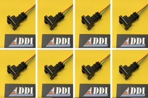 Prewired plugs x 8 for Early EV1 Fuel injector + Bosch sensor 2 pin female - Foto 1 di 4