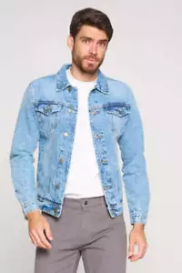 Men's Denim Jacket - Picture 1 of 6
