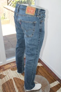 Herren Original Levi 511 W34 L32 Jeans Slim 34R Tapered Leg Blau Indigo Levi's - Bild 1 von 24